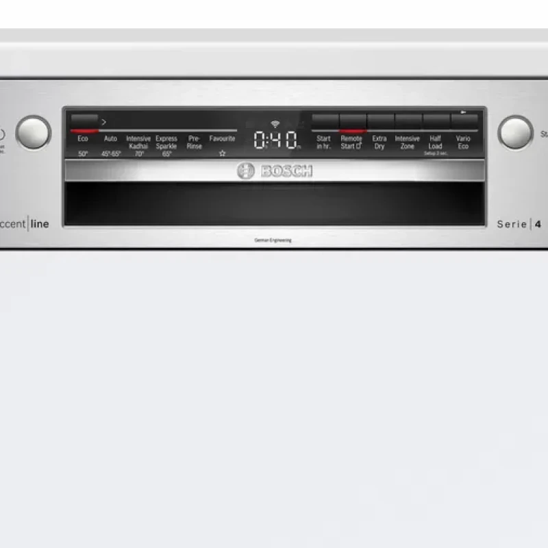 SMI4IVS00I Bosch Series 4 semi-integrated dishwasher