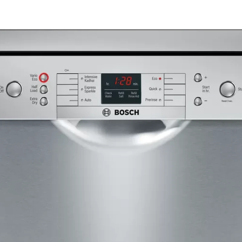 SMS66GI01I Bosch Series 6 free-standing dishwasher 60 cm Inox Easy Clean